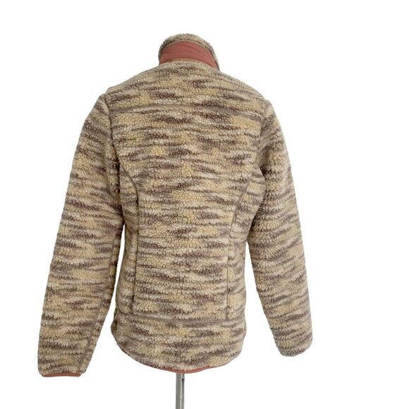 Patagonia Size Small  Retro X Jacket in Space Dye Oatmeal Sweater Teddy - Picture 5 of 8